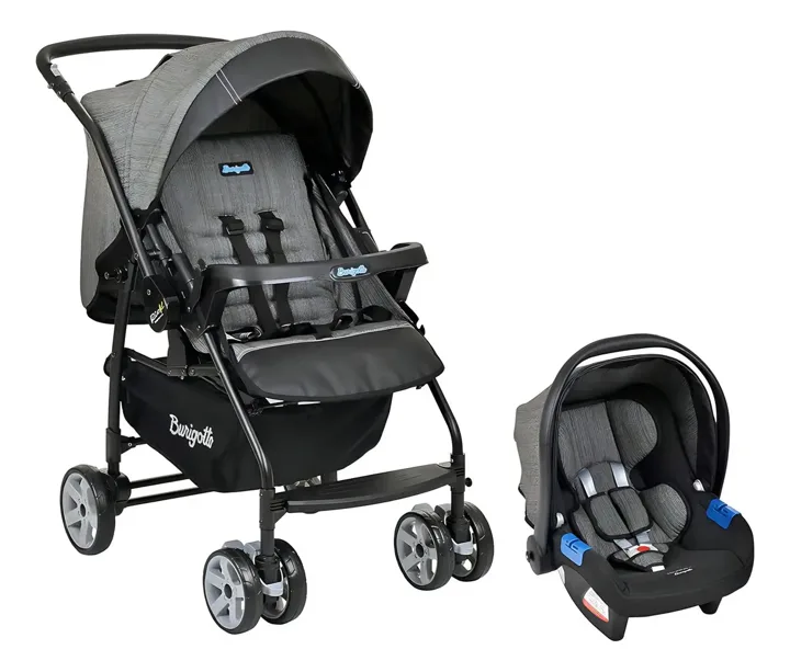 Carrinho com bebê conforto Burigotto Rio K Travel System