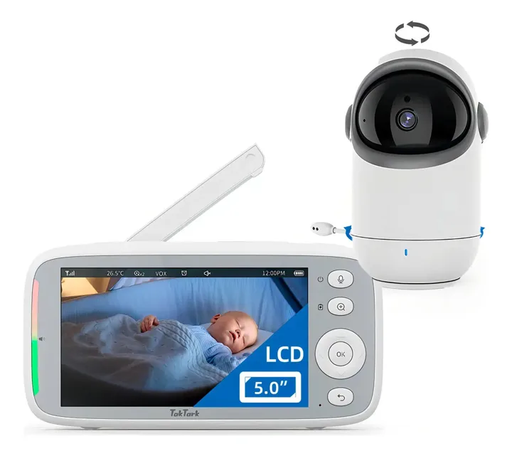 Babá eletrônica TakTark BM813 com câmera